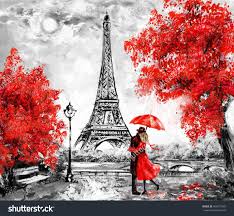 Black And White Oil Painting Landscape Oil Painting Paris European City Landscape France Wallpaper Eiffel Tower Black White And Red M Eiffel Tower Painting Flower Art Painting Paris Painting