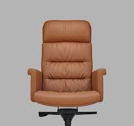 Fashionable Genuine Leather High Back Modern Computer Conference Executive  Manager Office Chair