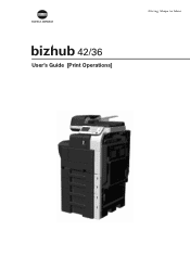 Find everything from driver to manuals of all of our bizhub or accurio products. Konica Minolta Bizhub 36 Manual