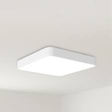 Xiaomi mijia zhirui 33w led ceiling light app remote control wireless dimming ac100 240v, xiaomi yeelight smart led ceiling light bluetooth app excelvan 006s wireless remote control infinite dimming 36w led ceiling light 220v 3000k 6500k adjustable widely use suitable for living room. Yeelight Ylxd10yl Smart Square Led Ceiling Light White