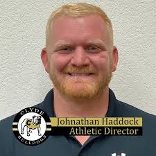 Welcome to the team, Johnathan Haddock! We are excited to introduce our new  Clyde CISD Athletic Director and Head Football Coach. With his passion and  vision for athletics, we're looking forward to
