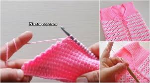 Zincir Iple Bebek Yelegi Tarifi Nazarca Com Baby Knitting Patterns Bebek Orgu