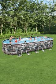 Coleman Oval Above Ground Pool Set In 2020 In Ground Pools Oval Above Ground Pools Above Ground Pool