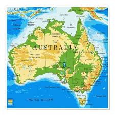 Idw60281 is not available warnings; Australien Topographische Karte Englisch Topographische Karte Australien Karte Australien
