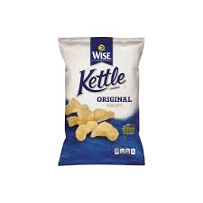 Wise Kettle Cooked Original Potato Chips 8oz Kettle Chips Potato Chips Chips