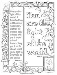 Color over 4,564+ pictures online or print pages to color and color by hand. Coloring Pages For Kids By Mr Adron Matthew 5 14 15 Print And Color Page You Are The Light Of The World