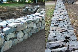 How to build a dry stone wall. Dry Stacked Stone Walls The Field