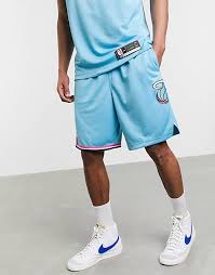 Jun 20, 2021 · half the nba, a league famed for its long, wafty basketball shorts, have started hiking up their kit to let their quads breathe. Nike Basketball Miami Heat Nba Shorts In Blau Asos