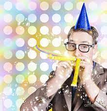 Amusement Man In Party Hat Celebrating A Birthday Bash By Jorgo Photography Art Gallery Wall Photography Wall Art Birthday Canvas