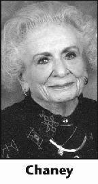 BERTHETTA CHANEY Obituary (1921