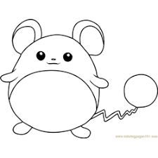 1) if you have javascript enabled you can click the print link in the top half of the page and it will automatically print the coloring page only and ignore the advertising and navigation at the top of the page. Marill Pokemon Coloring Page Coloring Data Perfect