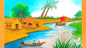 How To Draw A Landscape Scenery Landscape Drawing Coloring Step By Drawing Scenery Landscape Color Landscape Scenery Landscape Drawings Scenery