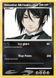 Anime Black Butler Sebastian Demon Form Pin On Cartoon