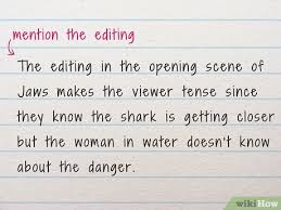 When you write a letter to the editor of a widely. How To Analyze A Scene In A Film With Pictures Wikihow