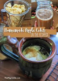 Have you ever had homemade, sparkling apple cider? Homemade Apple Cider In A Vitamix This Pilgrim Life