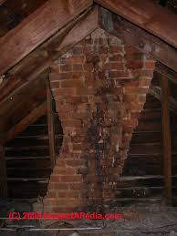 The smoke exited via a vent (designed to air the chimney) in next door's bedroom. Chimney Caused Stains On Building Interior Surfaces