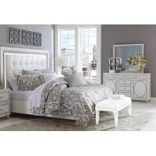 Michael amini bedroom set for sale. Aico By Michael Amini Lavelle Queen Wing Mansion Bedroom Set 6 Pc In Blanc