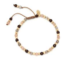 Lola Rose Portobello Smokey Quartz Peach Moonstone Bracelet You Can Get Additional Details At The Im Beaded Jewelry Handmade Wire Jewelry Rope Bracelets Diy