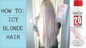 How I Get Icy Blonde Hair At Home Super Cringey Tbh