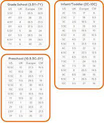 Tritak Sports Nike Foot Sizing Chart Kid S Footwear Sizing Chart Us Uk Europe Cm Kid S Shoe Sizi Baby Shoe Sizes Baby Shoe Size Chart Kid Shoes