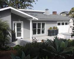 House paint colors grey and white. Grey And White House Supporting More Modern Image Modern Landscape Lush Vegetations Barbara House Exterior View Fassade Haus Graue Fassade Flachdachhaus