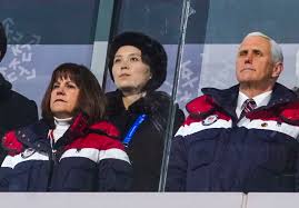 North korean leader kim jong un said his country should prepare for dialogue and especially confrontation with the united states, state media kcna reported friday local time, per reuters. Kim Jong Un S Sister Turns On The Charm Taking Pence S Spotlight The New York Times