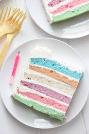 Square Pastel Layer Cake