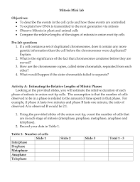 Maybe you would like to learn more about one of these? Mitosis Mini Lab Cell Cycle