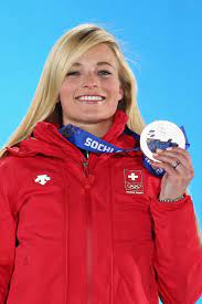 Alpine Skiing Women S Downhill Bronze Medalist Laura Gut Of Switzerland Ski Women Winter Olympics Olympians