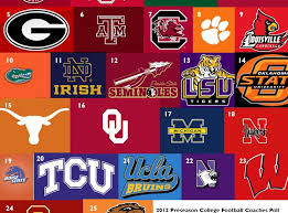 For college football conference enthusiasts, there are plenty of other teams to follow in the football championship subdivision. How To Predict Who Will Be In The Ncaa Football Bcs Championship Game It S All About The Colors The Visual Communication Guy