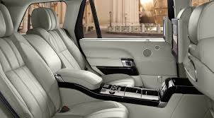 Range Rover Executive Class Seating Option In Ivory With Grand Black Lacquer Extended Veneer Pack Range Rover Luxury Suv Land Rover