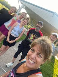 Morning run in humid weather