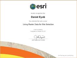 Assignment 10: Using Raster Data for SIte Selection