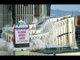 Ameristar casino st charles hotel. Aladdin Hotel Implosion Youtube