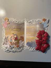Christmas Card Using Heartfelt Creations O Holy Night Papaws Sparkling Poinsettia Flo Heartfelt Creations Flowers Christmas Cards Handmade Heartfelt Creations