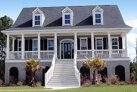 Plan 9197gu Comfortable Southern Living With Five Bedrooms In 2021 Southern House Plans Stilt House Plans House On Stilts