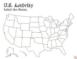 These.pdf files can be easily downloaded and work well with almost any printer. Blank Outline Map Of The United States Whatsanswer