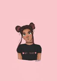31 Trendy Wallpaper Tumblr Black Inspiration Cute Black Wallpaper Girls Cartoon Art Cute Wallpaper Backgrounds