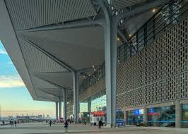 Taiyuan South Railway Station Csadi Cubierta Arquitectura Cantilever Architecture Arquitectura Organica