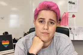 Olivia Garrison helps students change pronouns without permission