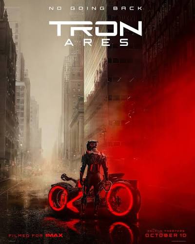 TRON:ARES teaser poster🥏(we worked hard on getting the Light Cycle right.  Hope you guys like it!) #tronares @disneystudios