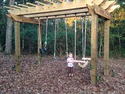 Spots 4 Tots Llc Jacksonville Florida Children S Furniture Backyard Swing Set Pergola Swing Set Custom Backyard Swing Sets Backyard Swings Pergola Swing