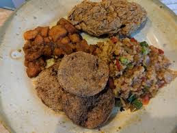 But if you really want the rich tangy taste like the restaurant version, you should use chinkiang michelle l jackson says: I Finally Got To Try The Local Vegan Place Seitan Fried Chicken Candied Yams Fried Green Tomatoes And Sausage Shirmp And Chicken Jambalaya Got It At Cool Al S In Jackson Ms So