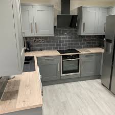 How Gorgeous Is This Grey Kitchen On Grey Tiles Colour Combo We Your Kitchen Style Ma Kitchen Inspiration Design Kitchen Remodel Small Diy Kitchen Remodel
