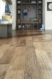 Impressions Esteem Slate Prefinished Hickory Hardwood Engineered 7 Wide Width Rustic Sty Rustic Flooring Wood Floors Wide Plank Engineered Wood Floors