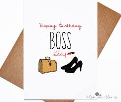 Birthday Card For Boss Funny Your Place To Buy And Sell All Things Handmade Birthday Card For Boss Happy Birthday Boss Lady Happy Birthday Boss