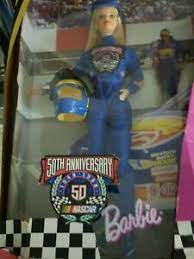 Barbie 50th anniversary nascar collector edition 1998 in box. Nrfb 50th Anniversary Nascar Barbie Kyle Petty Collector Edition Mattel 20442 Ebay