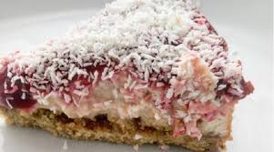 Today is the official day of white chocolate cheesecake. Protein Strawberry White Choc Coconut Cheesecake Recipe