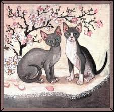 tatyana rodionova cat art cat painting cats