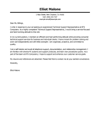 Best Technical Support Cover Letter Examples Livecareer